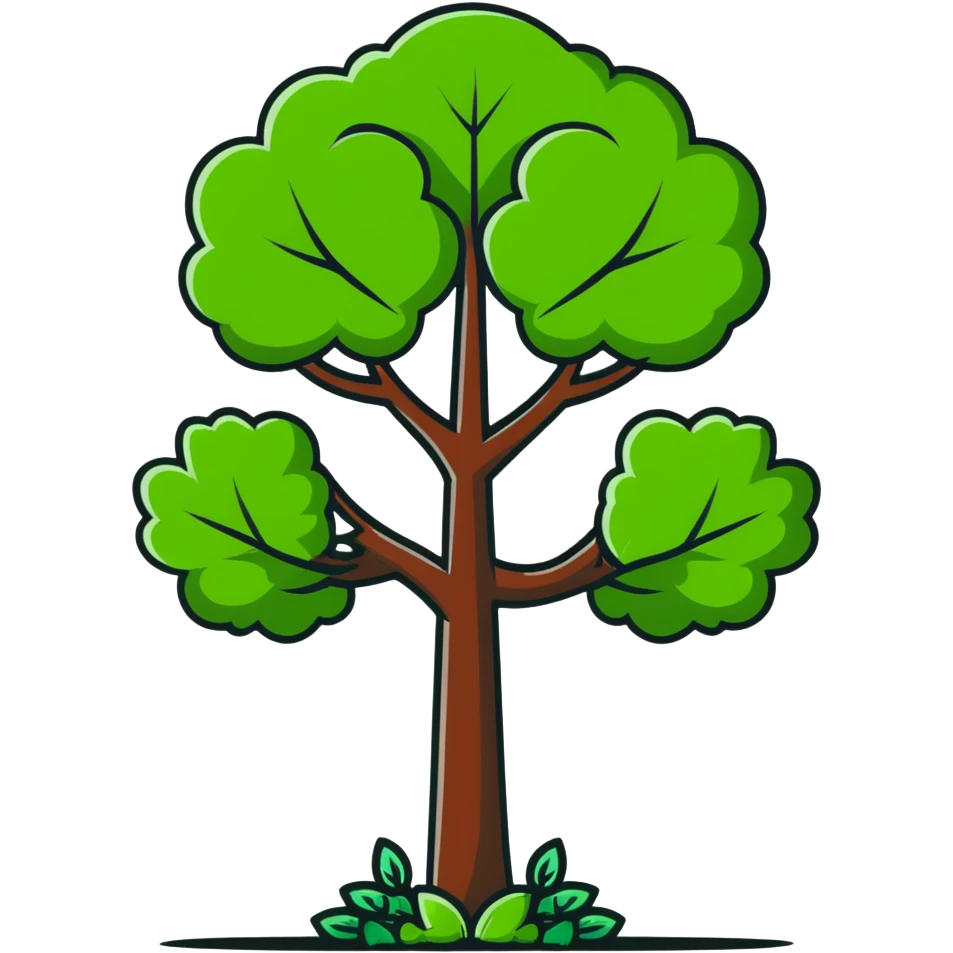 A tree emoji