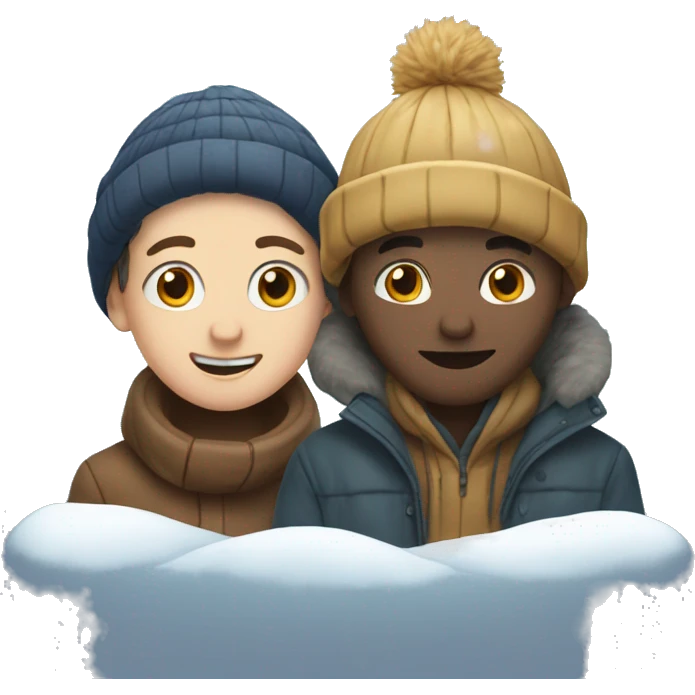 Winter and stugy emoji
