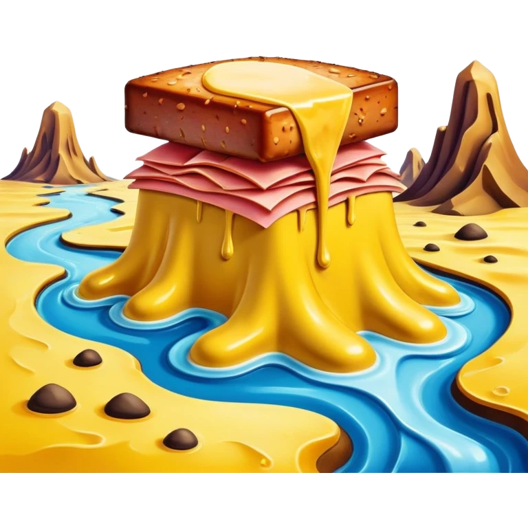spam land surreal dali landscape emoji