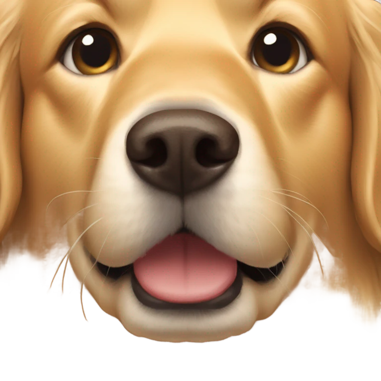 golden retriever emoji