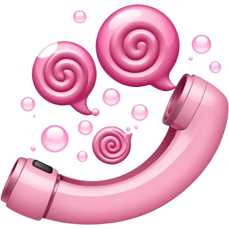 mix light pink dark pink and white girly voicemail emoji