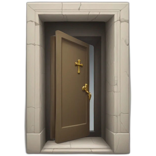 open door to the crypt emoji