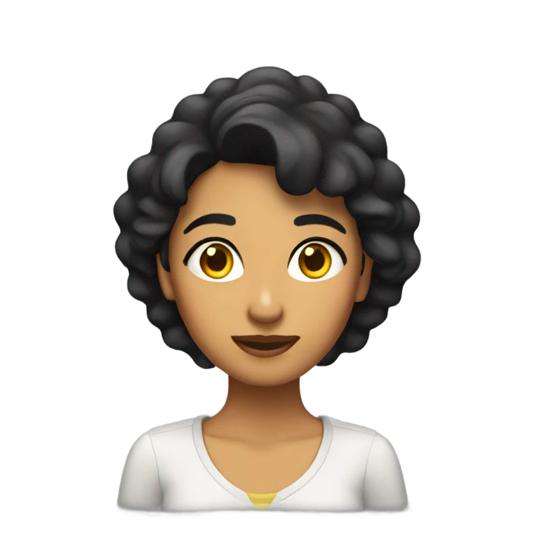 Chica morena  emoji