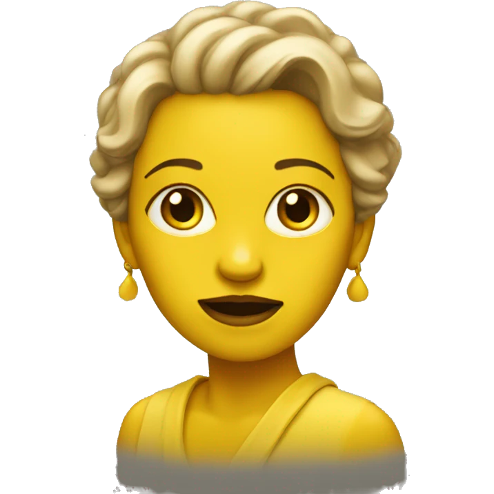 yellow woman artist emoji