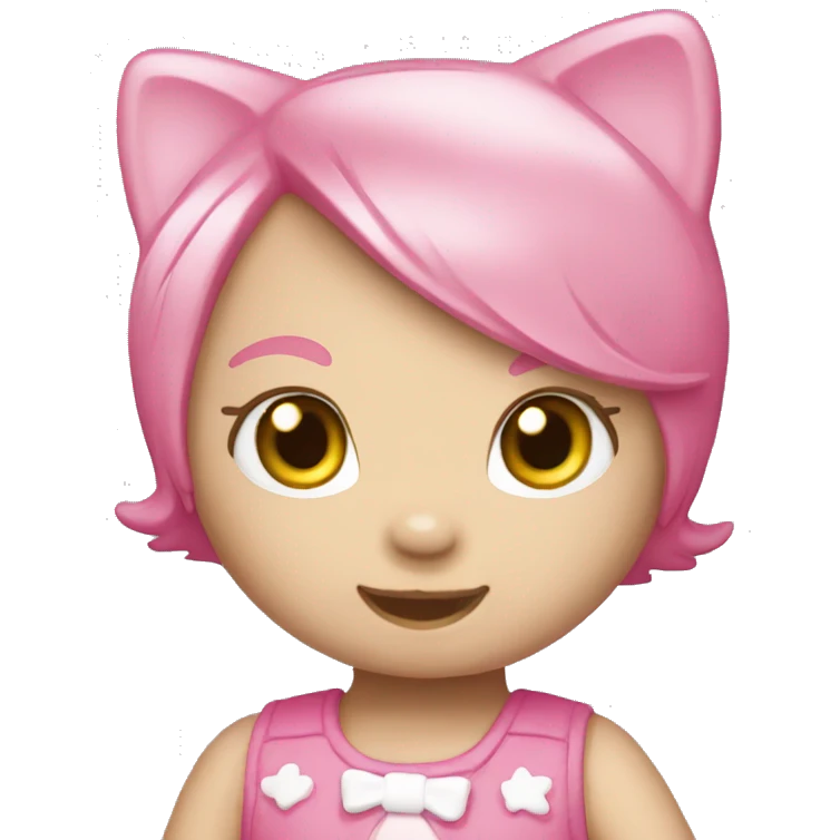 pink hello kitty emoji