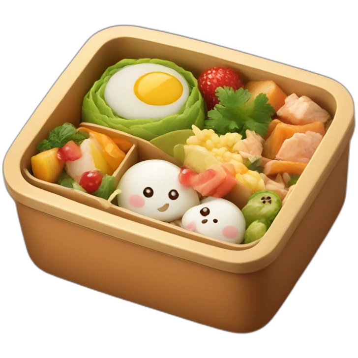magical bento box emoji