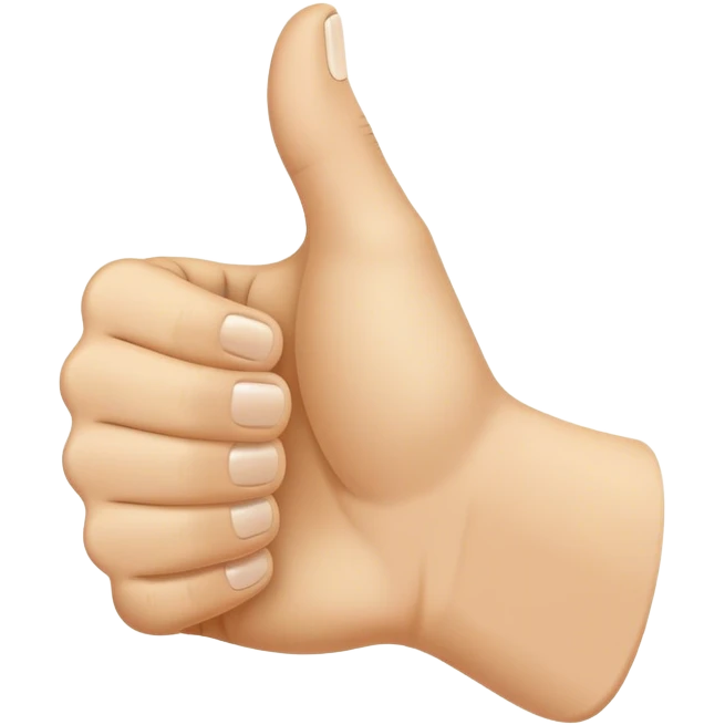 Thumbs up emoji