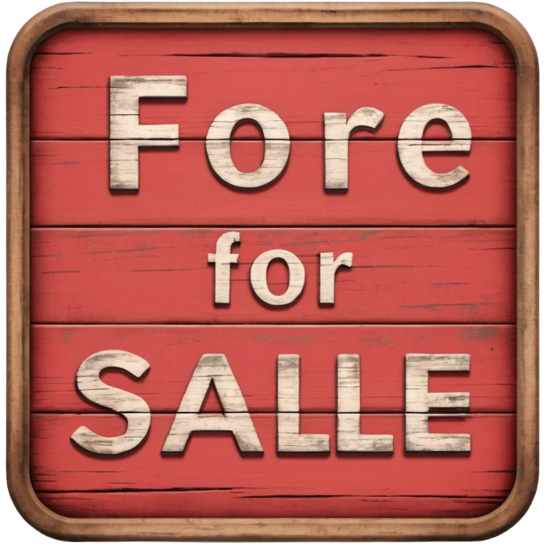 "FOR SALE" sign emoji