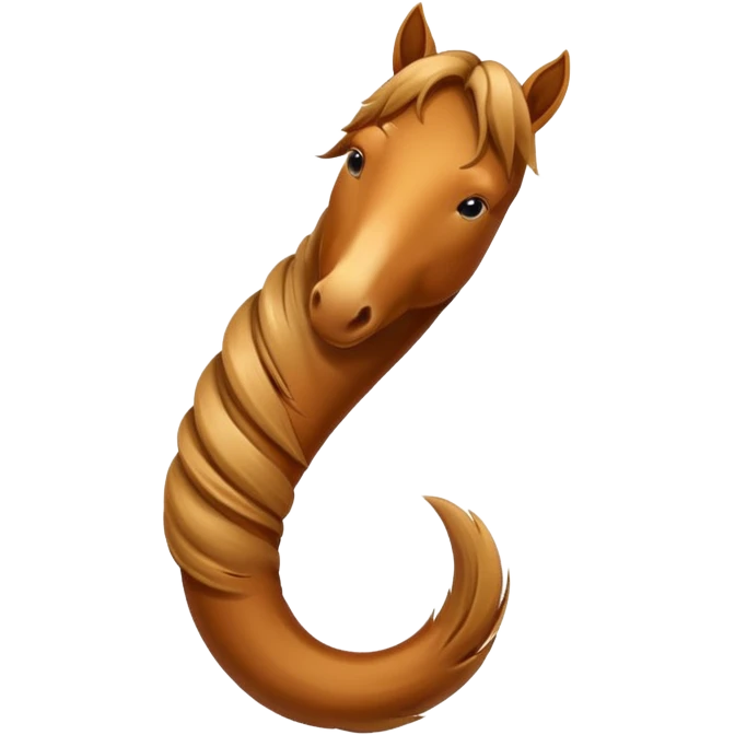 Horse tail emoji
