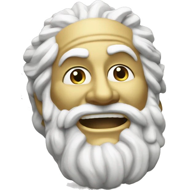Ancient Greek King Odysseus Statue Face Only, Rolling on the floor laughing, Off-white emoji