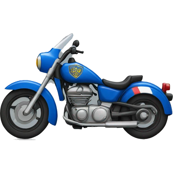 police motorcycle emoji