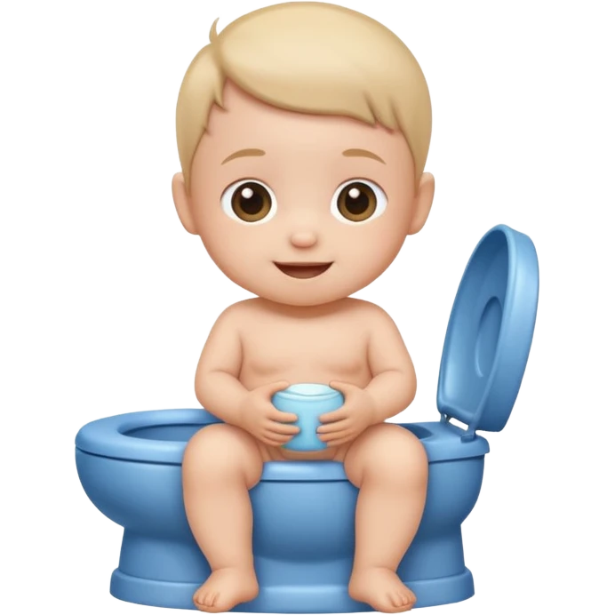 писает на горшок emoji