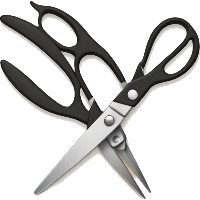 hair cutting shears  emoji