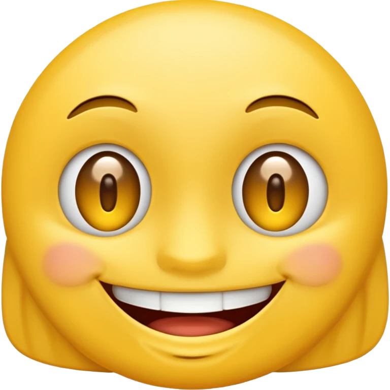 Clube yellow with a face emoji