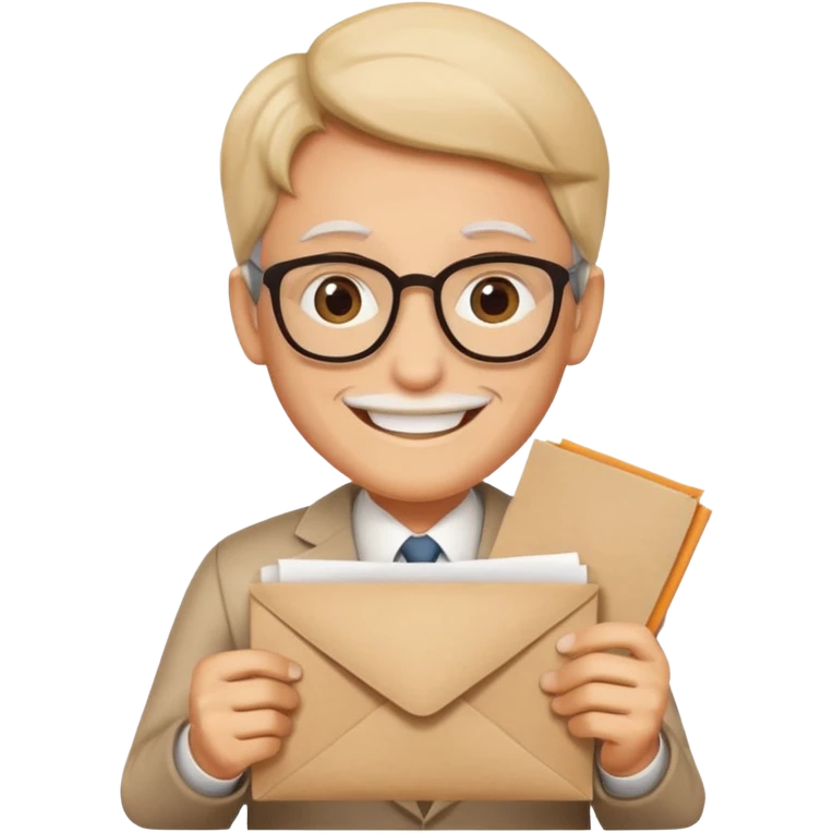 Profesor sosteniendo un papel que dice “LUNCH COVERED” emoji