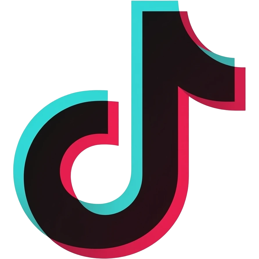 Emoji de el logotipo de TikTok  en Negro emoji