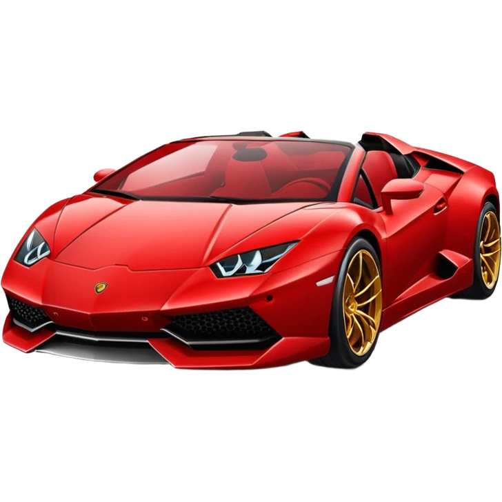 A Lamborghini emoji