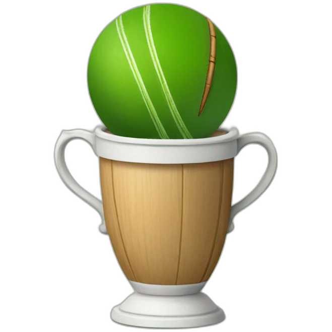 Cricket cup emoji