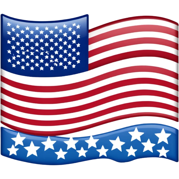 Upside down US flag emoji