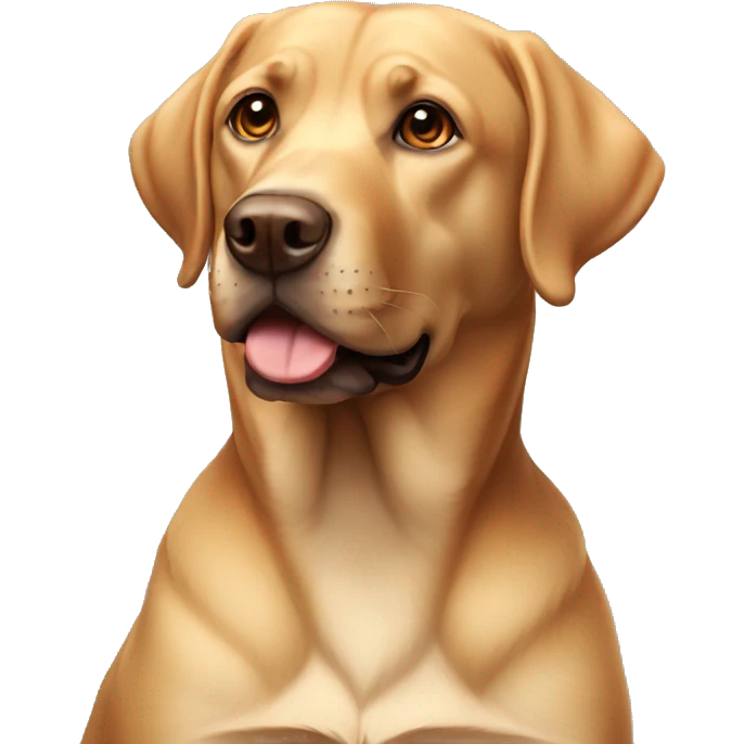 Dog Labrador brown emoji