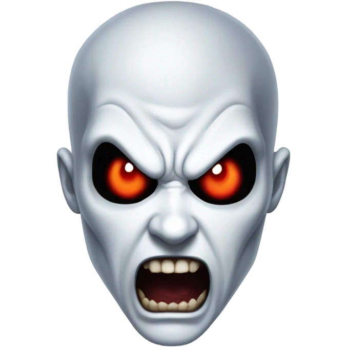Spiderman as ghost vampire angry emoji