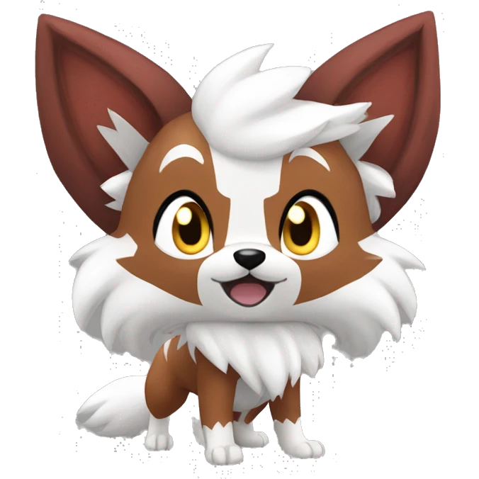Lycanroc Vulpix Rocruff Zigzagoon emoji