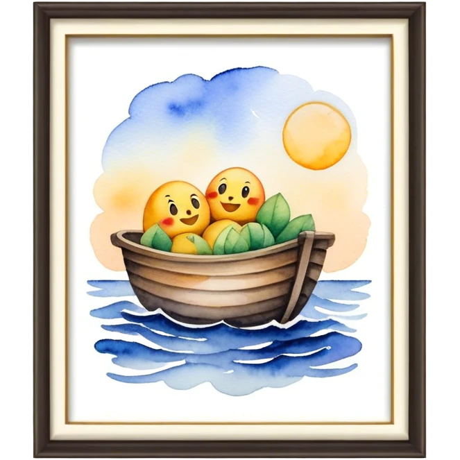 March 8 watercolor emoji