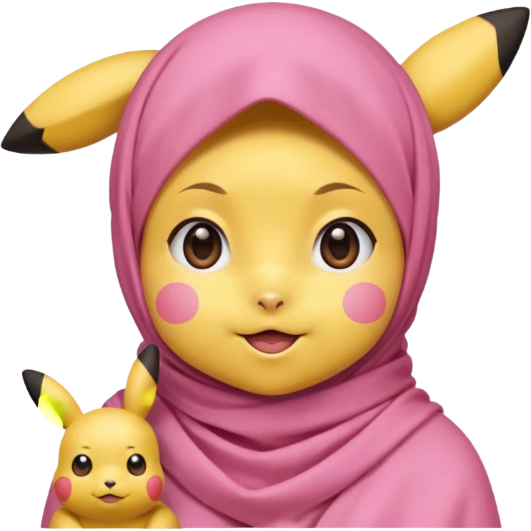 Pikachu Muslim  emoji