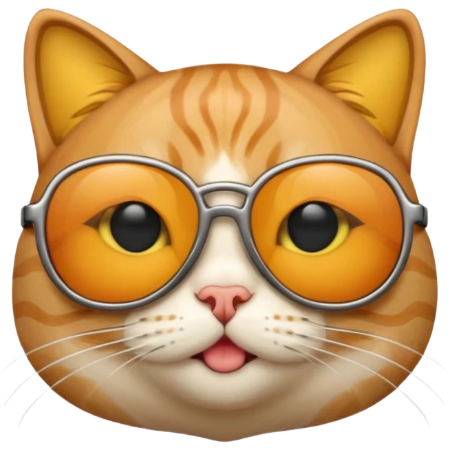 Cat wearing sunglasses emoji