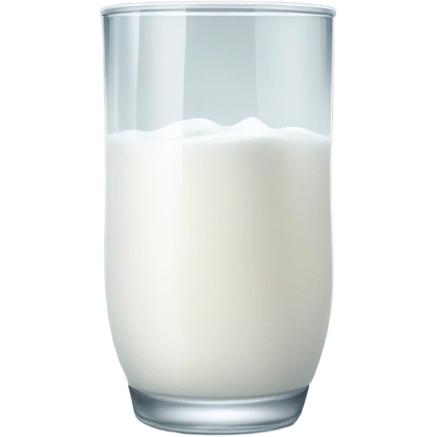 Milk in glass emoji