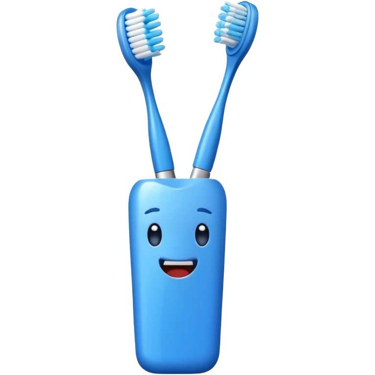 blue Toothbrush emoji