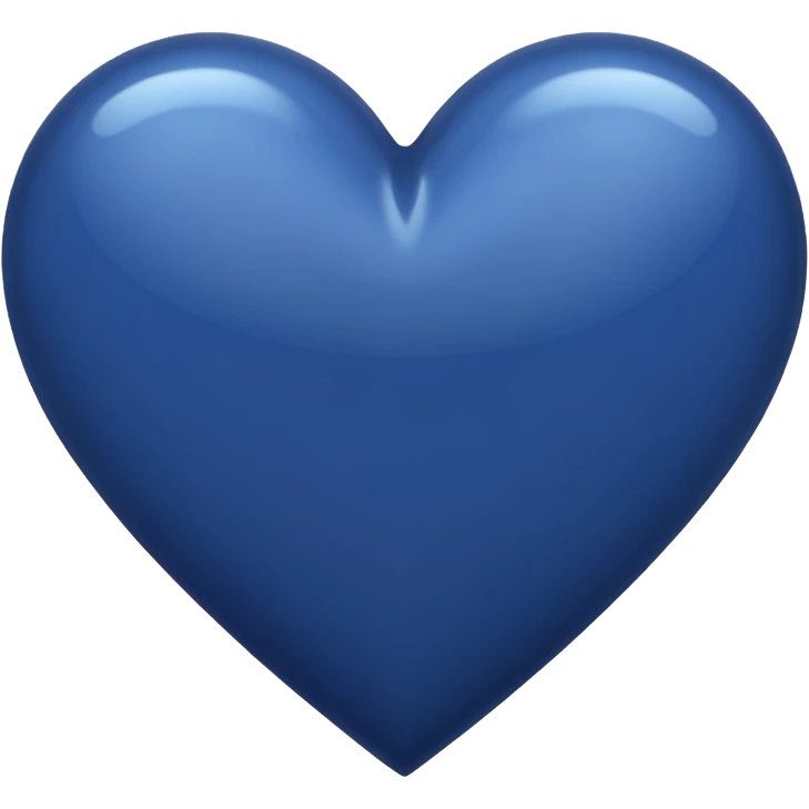 Navy Dark blue heart emoji