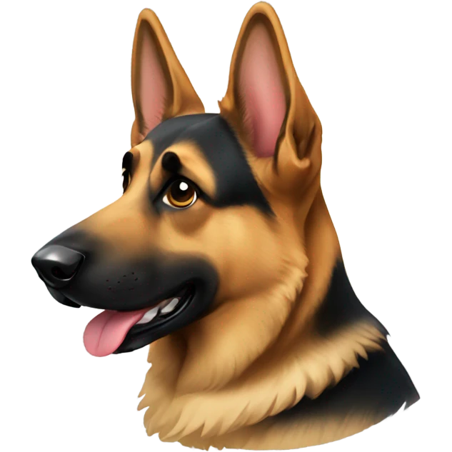 german shepherd dog emoji