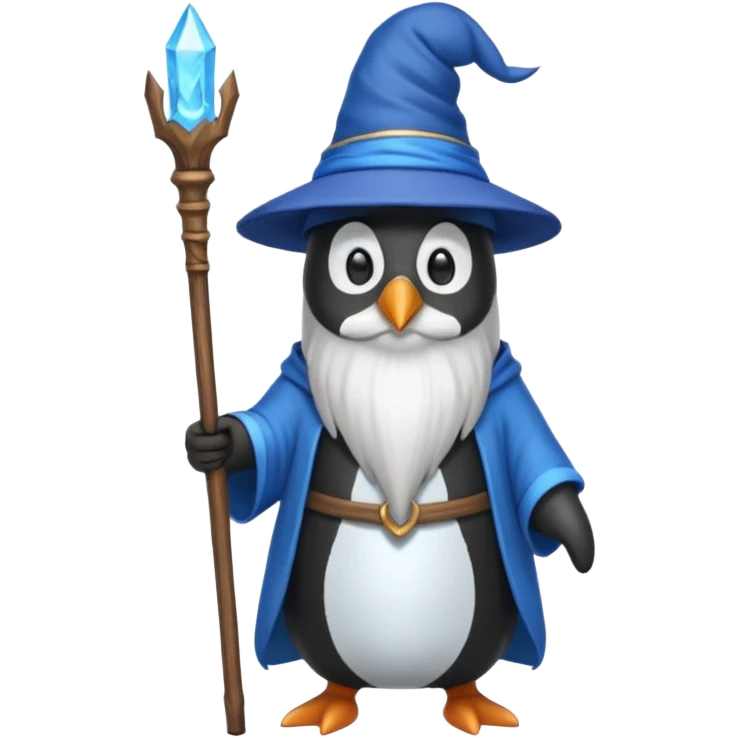 Penguin Wizard emoji
