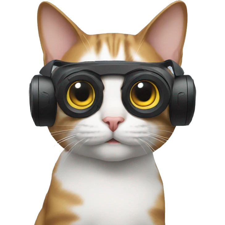 VR cat emoji