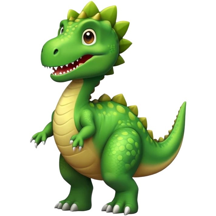 Dinosaur waving emoji