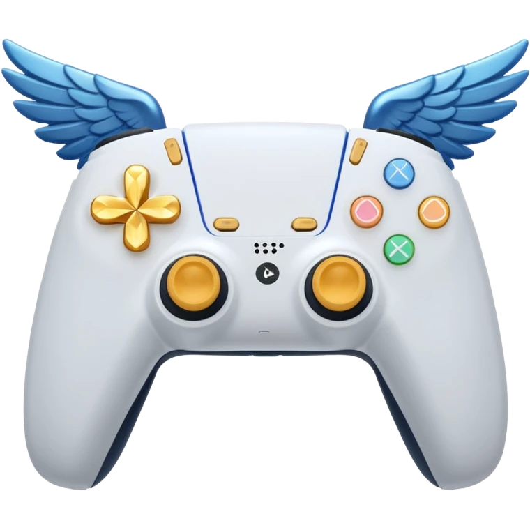manette ps5 avec les ailes d'anges emoji