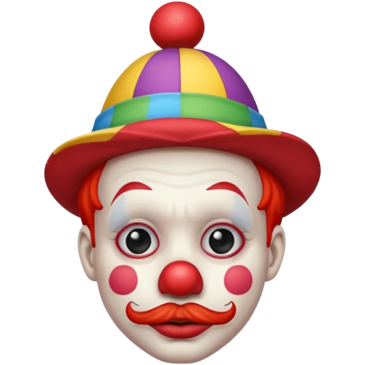 depressed clown emoji