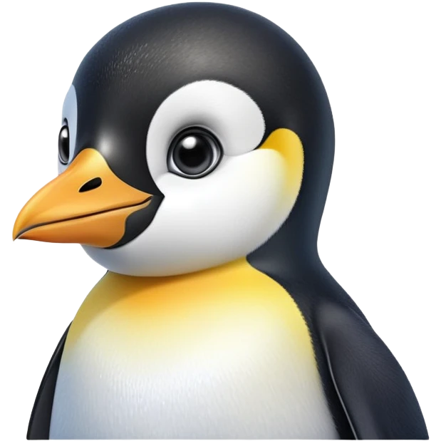 cinematic-cute-emperor-penguin-portrait-emoji,-head-tilted-playfully-and-inquisitively,-with-glossy,-pristine-plumage-accented-by-a-bright-beak-and-round,-sparkling-eyes-filled-with-curiosity,-simplified-yet-irresistibly-adorable-features,  emoji