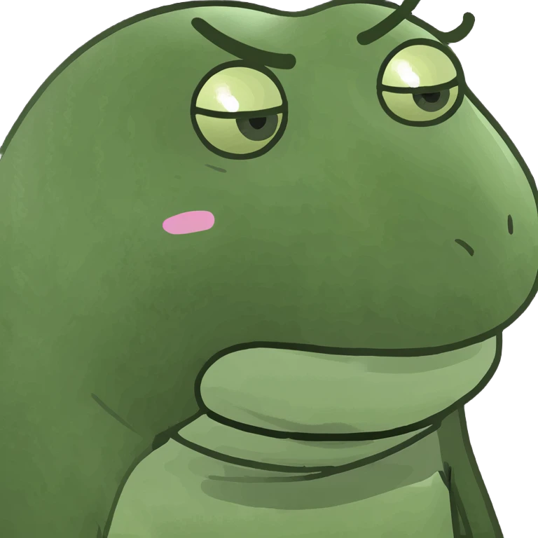 Sad emoji chocking itself emoji