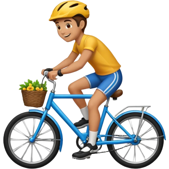 Penis riding a bike emoji