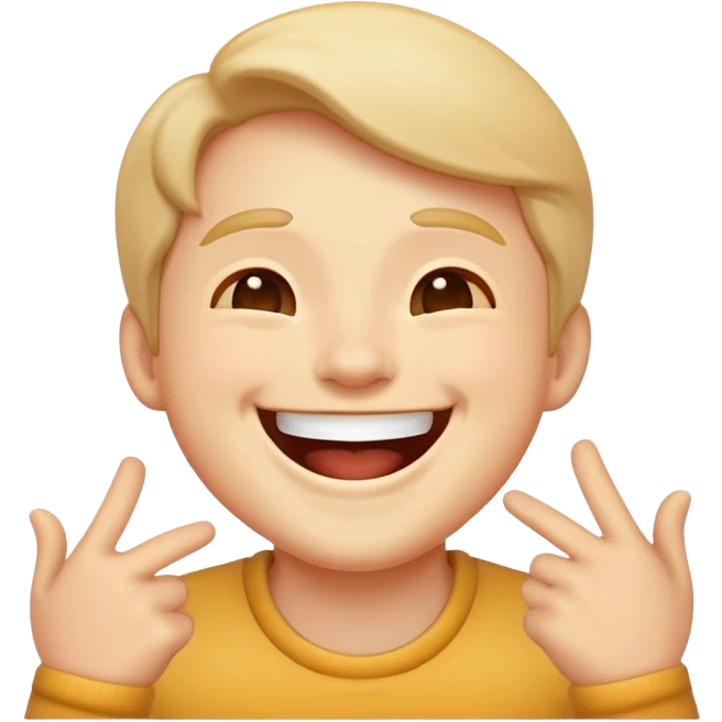 Cheeky chuckle  emoji