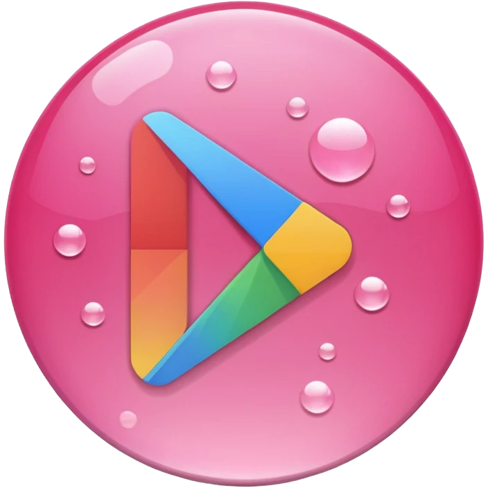 pink girly google play store emoji