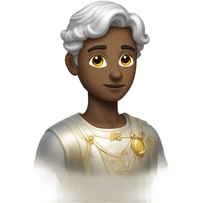 astrology virgo male white the maiden iridescent  emoji