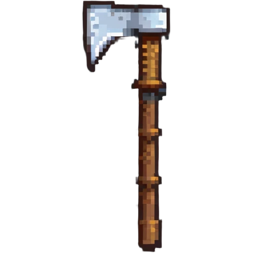 wooden pickaxe from Minecraft emoji