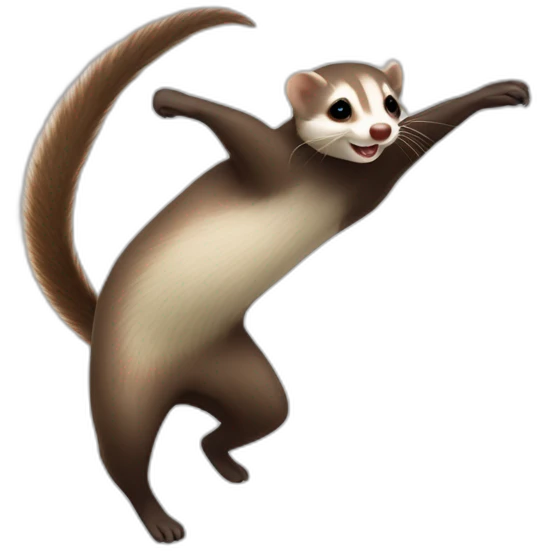 Furet qui danse emoji