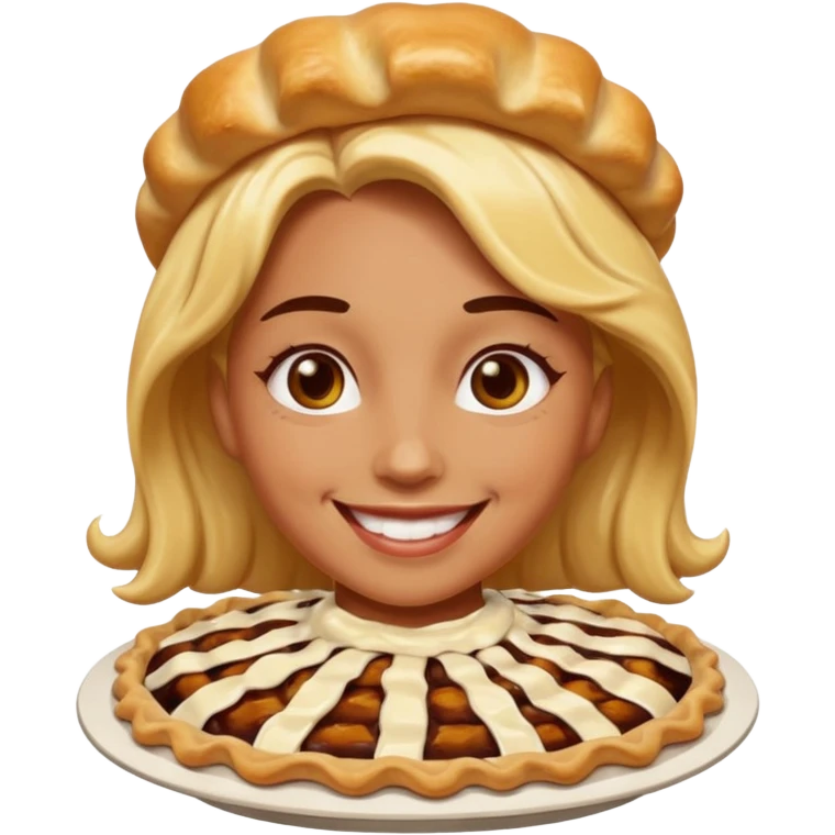 Female pie fight emoji
