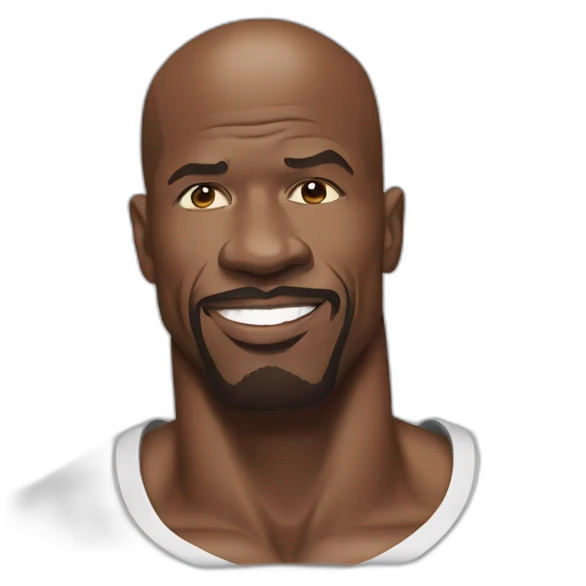 terry crews cartoon wearing tee emoji