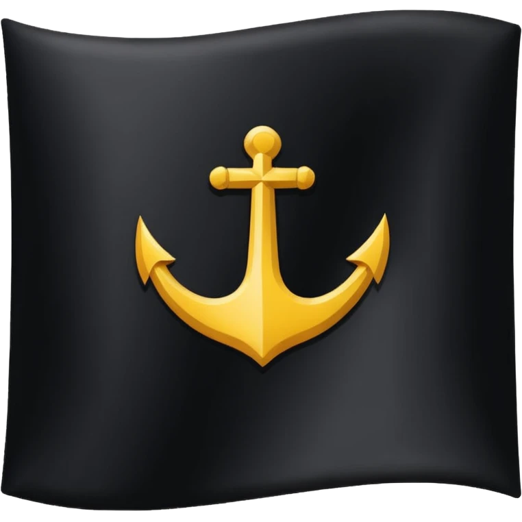 MB logo on a flag black emoji