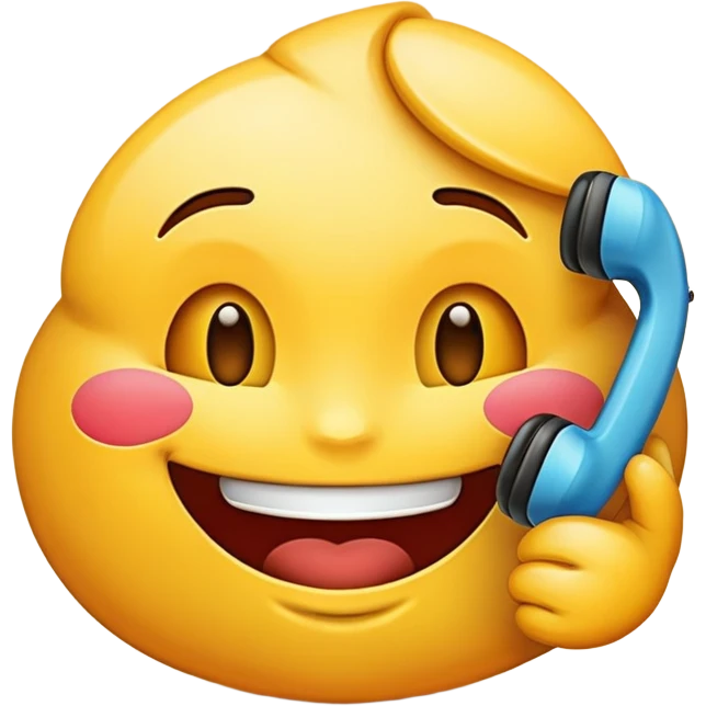 Emoji de espaldas con un telefono emoji